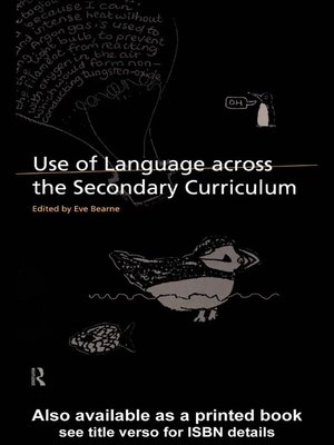 cover image of Use of Language Across the Secondary Curriculum